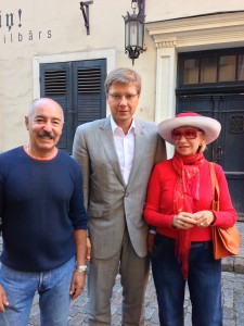 Jack, Mayor of Riga Neil Ushakov & Aelita.